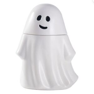 White Ghost Ceramic Jar